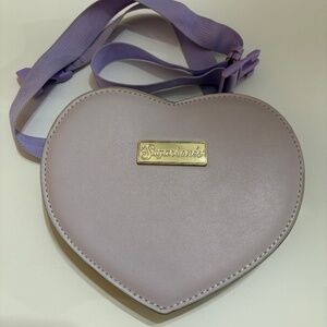 Sugarbones purple heart belt bag